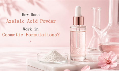 How Does Azelaic Acid Powder Work in Cosmetic Formulations?